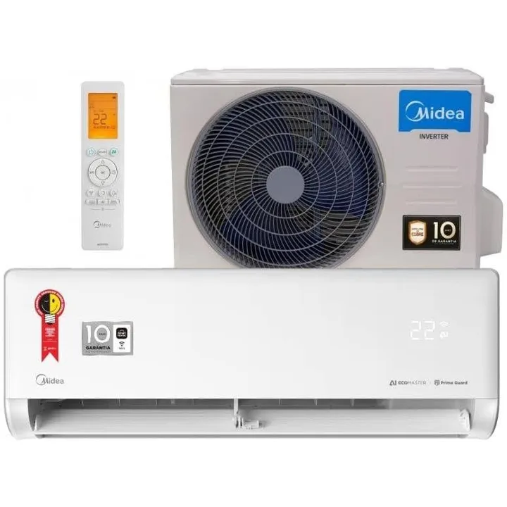 Midea AI Ecomaster 9.000 BTUs Quente e Frio